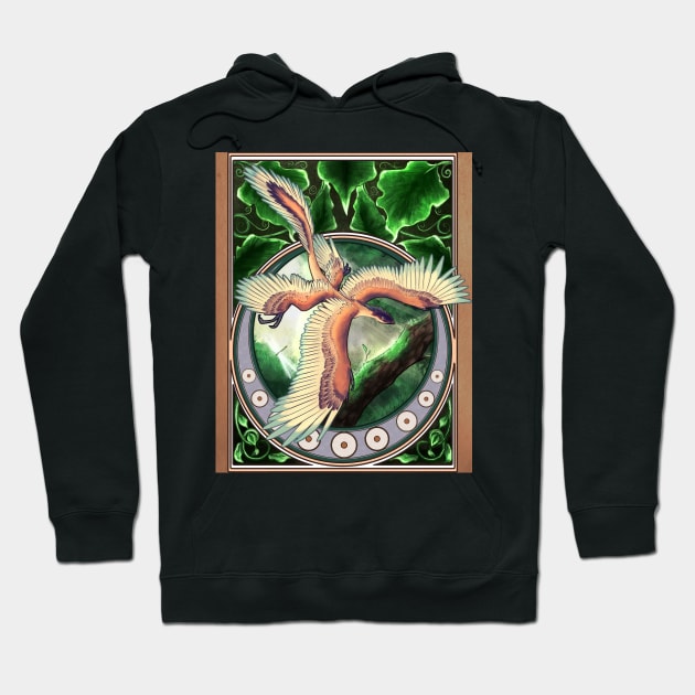 Microraptor Gui Nouveau Hoodie by Radiantglyph